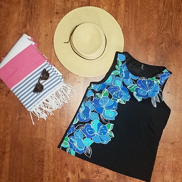 lands end high neck swimsuit